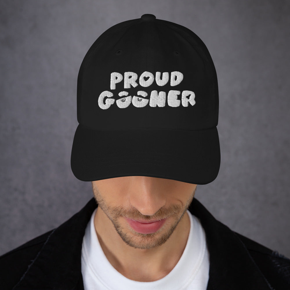 "PROUD GOONER" Dad hat